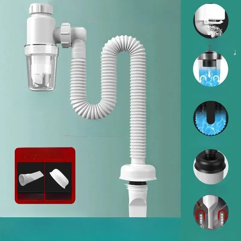 Anti Odor Sink Deodirant Launch Pipe Adapter Multifunctional Drainage Water Joint Ring Kitchen Basin Sewer Branch Accessories
Anti Odor Sink Deodirant Launch Pipe Adapter Multifunctional Drainage Water Joint Ring Kitchen Basin Sewer Branch Accessories