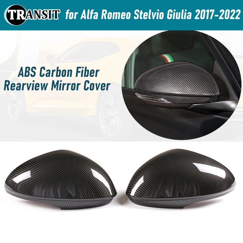 for Alfa Romeo Stelvio Giulia 2017-2024 ABS Carbon Fiber Car Side Rearview Mirror Decorate Cover Trim Auto Exterior Accessories
for Alfa Romeo Stelvio Giulia 2017-2024 ABS Carbon Fiber Car Side Rearview Mirror Decorate Cover Trim Auto Exterior Accessories