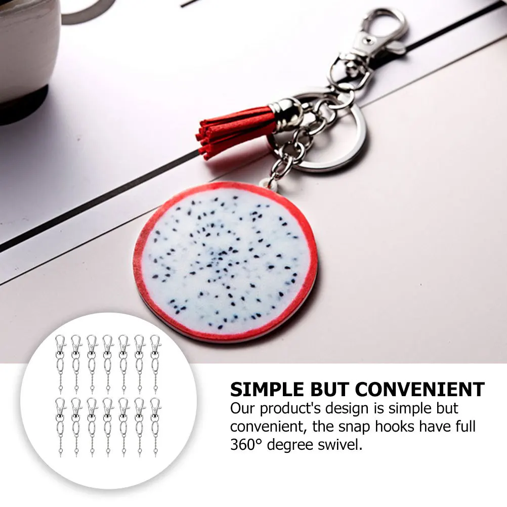 40Sets Key Rings Set Alloy Swivel Snap Hook Keychain Making Kits DIY Accessories for Keychain Crafts and DIY Swivel Snap Hook
40Sets Key Rings Set Alloy Swivel Snap Hook Keychain Making Kits DIY Accessories for Keychain Crafts and DIY Swivel Snap Hook