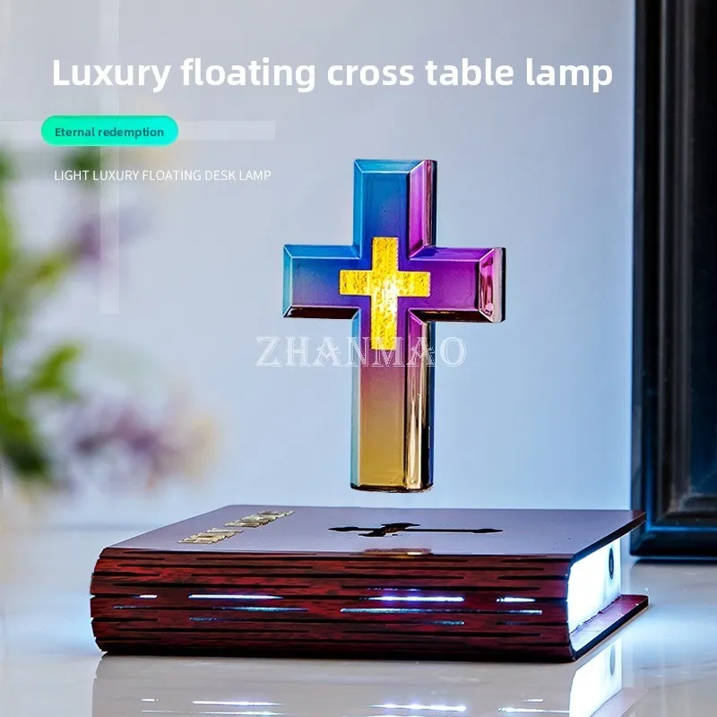 Magnetic Levitation Cross Bible Night Light for Room Home Decoration Desk Accessories Decor Novelty Gift
Magnetic Levitation Cross Bible Night Light for Room Home Decoration Desk Accessories Decor Novelty Gift