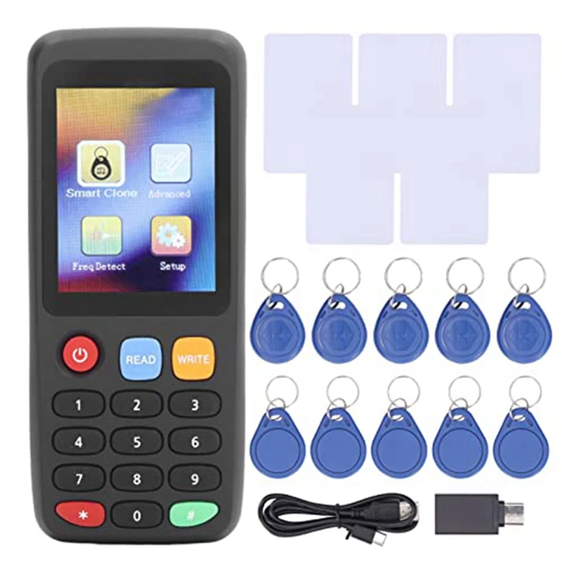 X7 NFC Card Reader, RFID Card Copier Duplicator For IC ID Card, Smart Card RFID Copier ID IC Color Screen
X7 NFC Card Reader, RFID Card Copier Duplicator For IC ID Card, Smart Card RFID Copier ID IC Color Screen