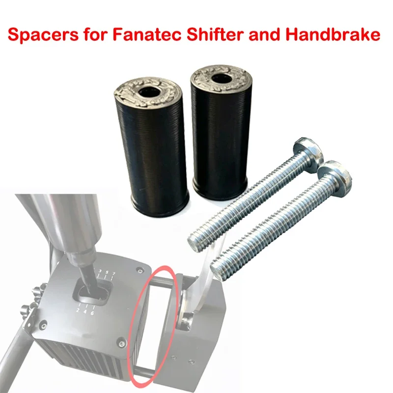 Spacers for Fanatec Shifter and Handbrake Mounting Kit Included
Spacers for Fanatec Shifter and Handbrake Mounting Kit Included