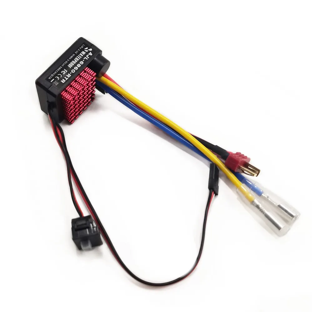 RC Model 60A Brushed ESC Speed Controller 2S 7.4V LiPo Brushed Electronic Speed Controller for 370 390 540 Brushed Motor
RC Model 60A Brushed ESC Speed Controller 2S 7.4V LiPo Brushed Electronic Speed Controller for 370 390 540 Brushed Motor