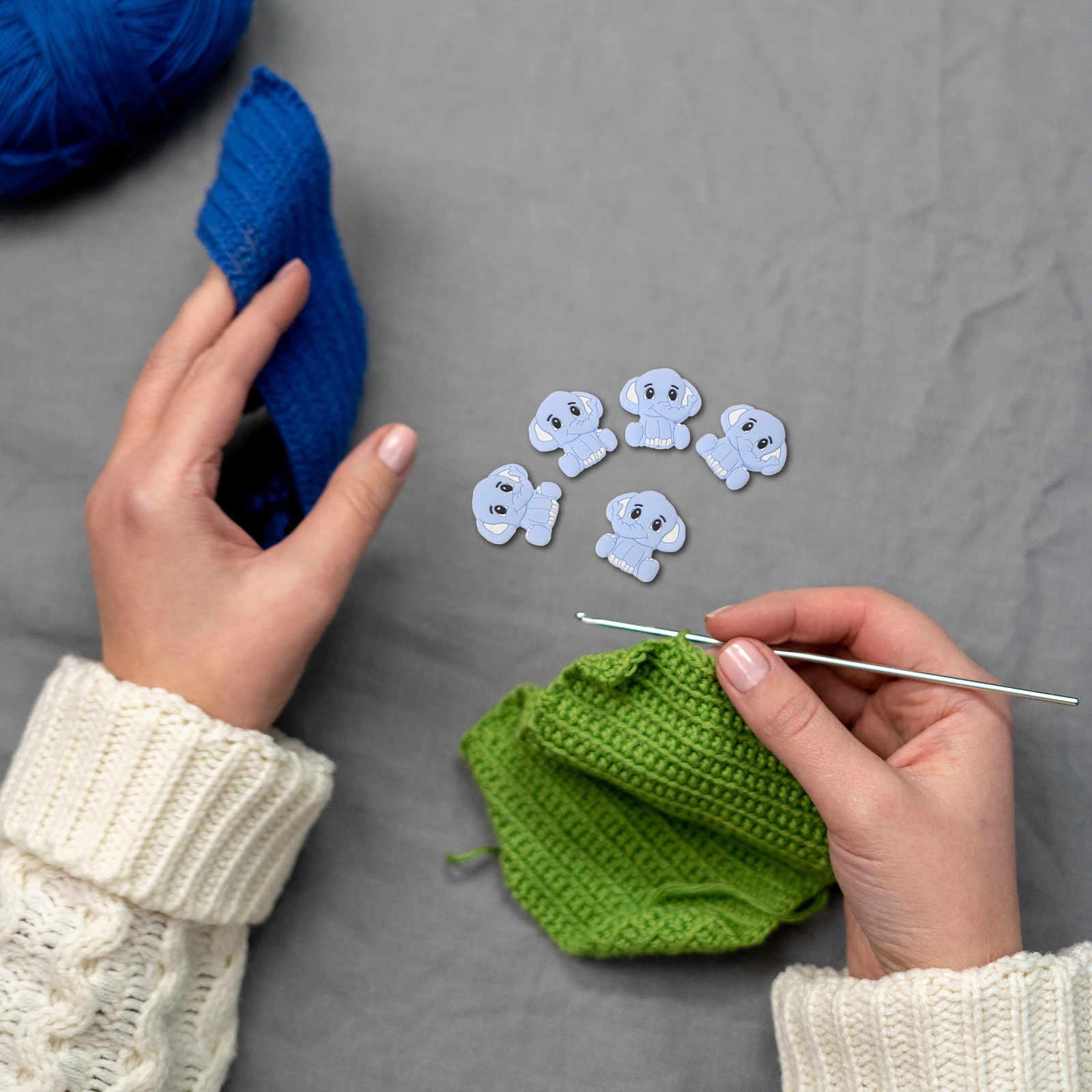 5pcs Needle Cap Craft Stoppers Silicone Caps Knitting Accessories Baby Blue Elephant Cartoon Soft Rubber Anti Slip Non
5pcs Needle Cap Craft Stoppers Silicone Caps Knitting Accessories Baby Blue Elephant Cartoon Soft Rubber Anti Slip Non