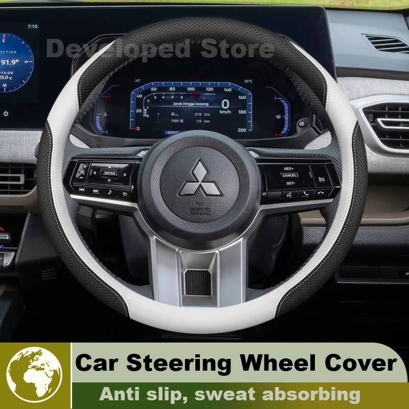 Leather Car Steering Wheel Cover For Mitsubishi Xforce 2024-2026 Triton Auto Steering Wheel fit Mitsubishi L200 Accessories 2025
Leather Car Steering Wheel Cover For Mitsubishi Xforce 2024-2026 Triton Auto Steering Wheel fit Mitsubishi L200 Accessories 2025