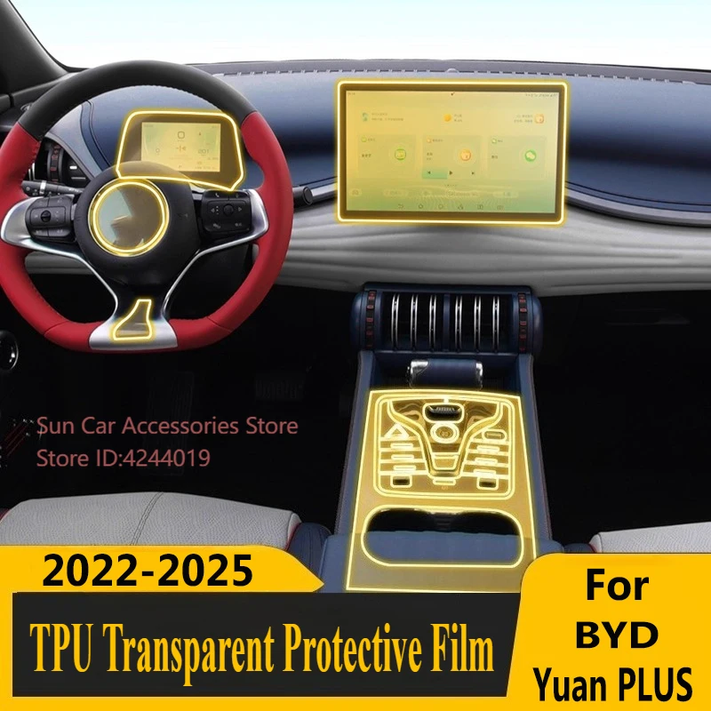 For BYD Yuan PLUS 2022-2025 Screen Central Control Interior Sticker TPU Protective Film Car Interior Modified Accessories
For BYD Yuan PLUS 2022-2025 Screen Central Control Interior Sticker TPU Protective Film Car Interior Modified Accessories
