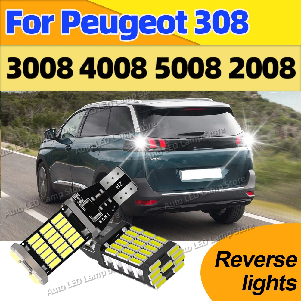 Для Peugeot 308 3008 4008 5008 2008 Plug and Play 6000K Белая лампа Canbus T15 W16W Светодиодные лампы Автоматический каскап Фонарь заднего хода 12 В
Для Peugeot 308 3008 4008 5008 2008 Plug and Play 6000K Белая лампа Canbus T15 W16W Светодиодные лампы Автоматический каскап Фонарь заднего хода 12 В