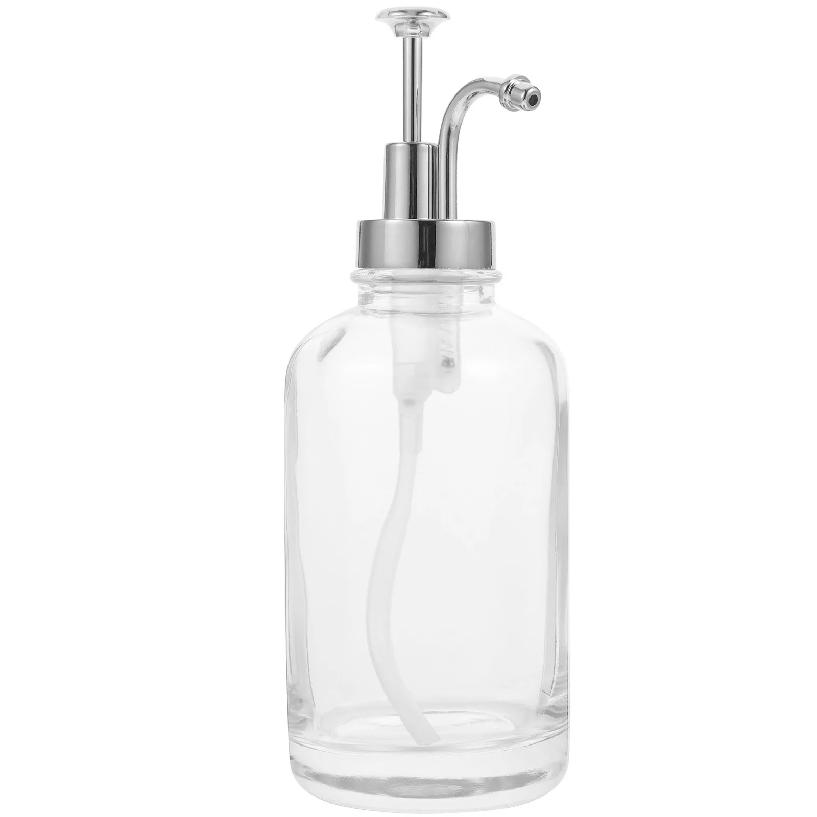 Syrup Dispenser Glass Bottle with Pump for Coffee Station Honey Maple Syrup Juice Storage Simple Elegant Transparent Design
Syrup Dispenser Glass Bottle with Pump for Coffee Station Honey Maple Syrup Juice Storage Simple Elegant Transparent Design