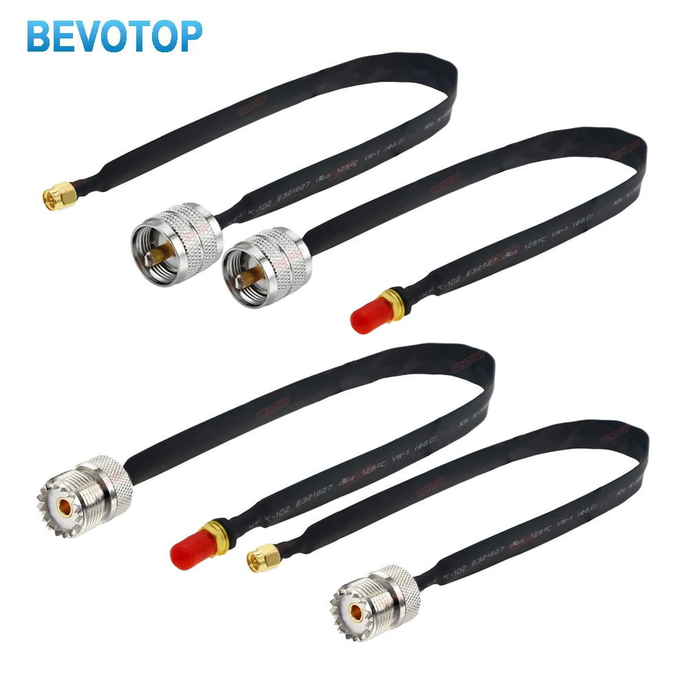 RF Coaxial Flat Cable UHF Female/Male to SMA Male /RP-SMA Male Cable Adapter Door / Window Pass Through 50Ohm Extension Pigtail
RF Coaxial Flat Cable UHF Female/Male to SMA Male /RP-SMA Male Cable Adapter Door / Window Pass Through 50Ohm Extension Pigtail