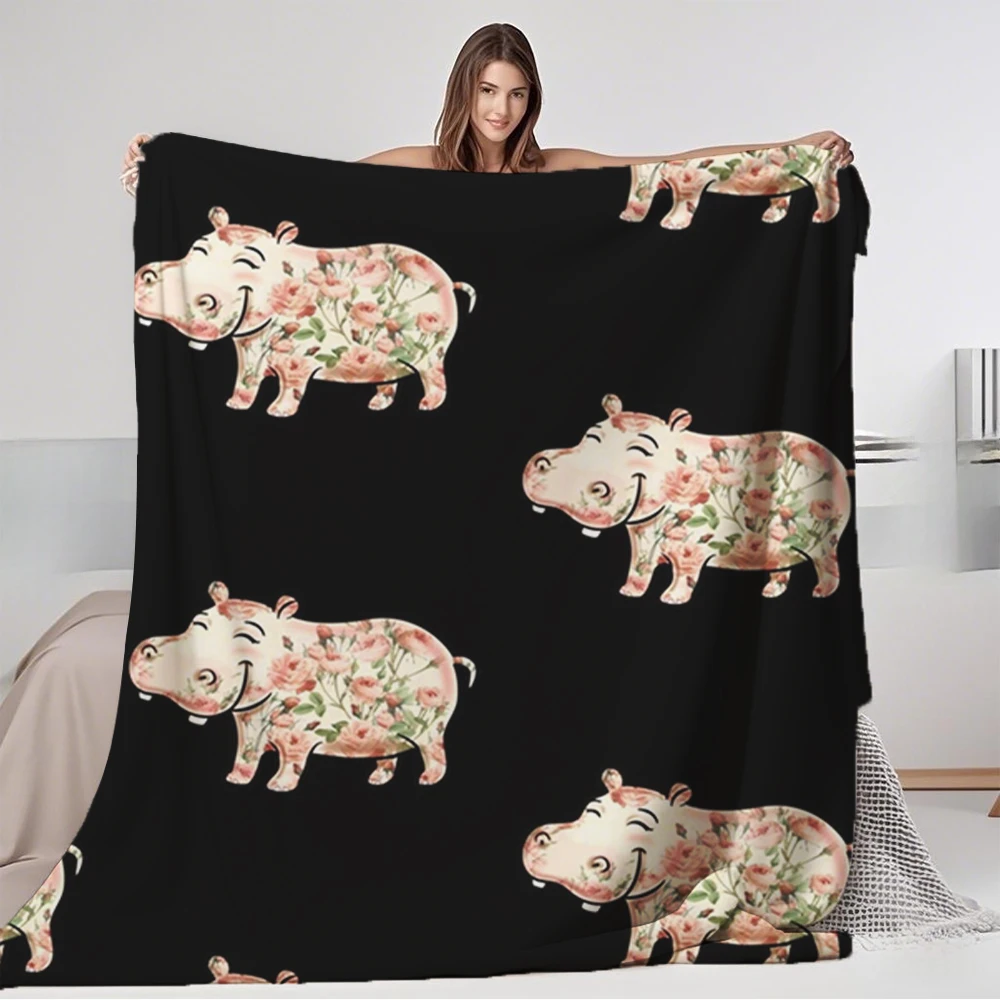 Simple Modern Flannel Bed Blanket Hippos Lover Roses Flower Plush Throw Knit Throw Blankets For Airbnb Hosts Living Room
Simple Modern Flannel Bed Blanket Hippos Lover Roses Flower Plush Throw Knit Throw Blankets For Airbnb Hosts Living Room