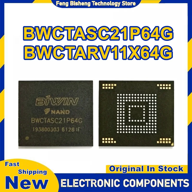 BWCTASC21P64G BWCTARV11X64G Storage 64GB flash granule eMMC 0-10 IC New Original in Stock
BWCTASC21P64G BWCTARV11X64G Storage 64GB flash granule eMMC 0-10 IC New Original in Stock