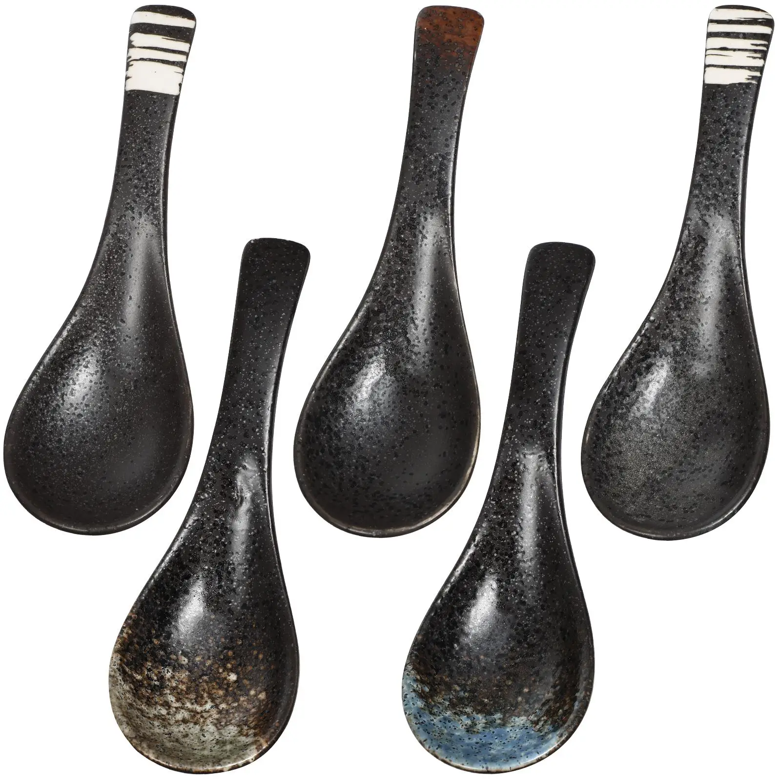 5 Pcs Ceramic Spoon Japanese Style Dining Spoons Soup Rice Kitchen Tableware Porcelain Utensils Vintage Mixed Colors Eco
5 Pcs Ceramic Spoon Japanese Style Dining Spoons Soup Rice Kitchen Tableware Porcelain Utensils Vintage Mixed Colors Eco