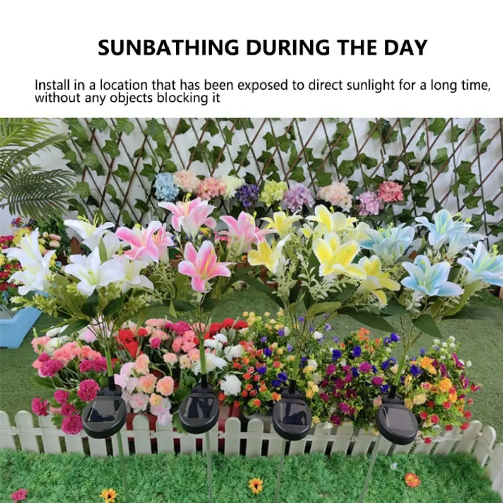 7 Heads Solar Flowers Garden Lights Waterproof Solar Powered Simulation Flower Lamp LED Lights Ground Spike Yard Decoration
7 Heads Solar Flowers Garden Lights Waterproof Solar Powered Simulation Flower Lamp LED Lights Ground Spike Yard Decoration