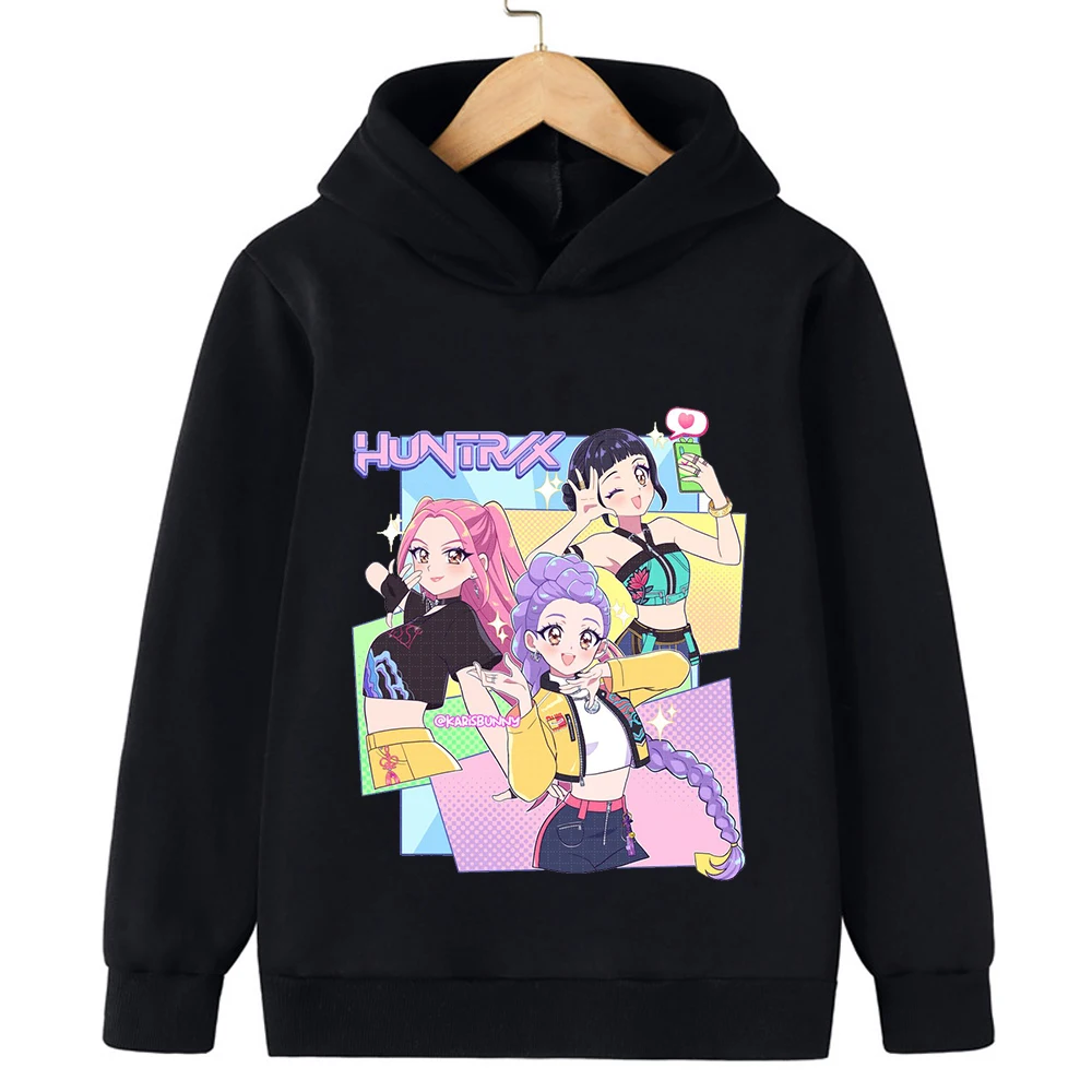 KPop Demon Hunter Cartoon Girls boy Hooded Sweatshirt Warm Children's Korean Wave Fashion Casual Tops Casual Black Pink Clothing
KPop Demon Hunter Cartoon Girls boy Hooded Sweatshirt Warm Children's Korean Wave Fashion Casual Tops Casual Black Pink Clothing