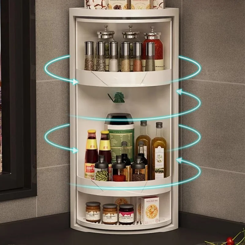 Kitchen Corner Storage Ra Spice Organizer Wall Mounted e Rotating elf Modern mat Design Plastic Material
Kitchen Corner Storage Ra Spice Organizer Wall Mounted e Rotating elf Modern mat Design Plastic Material