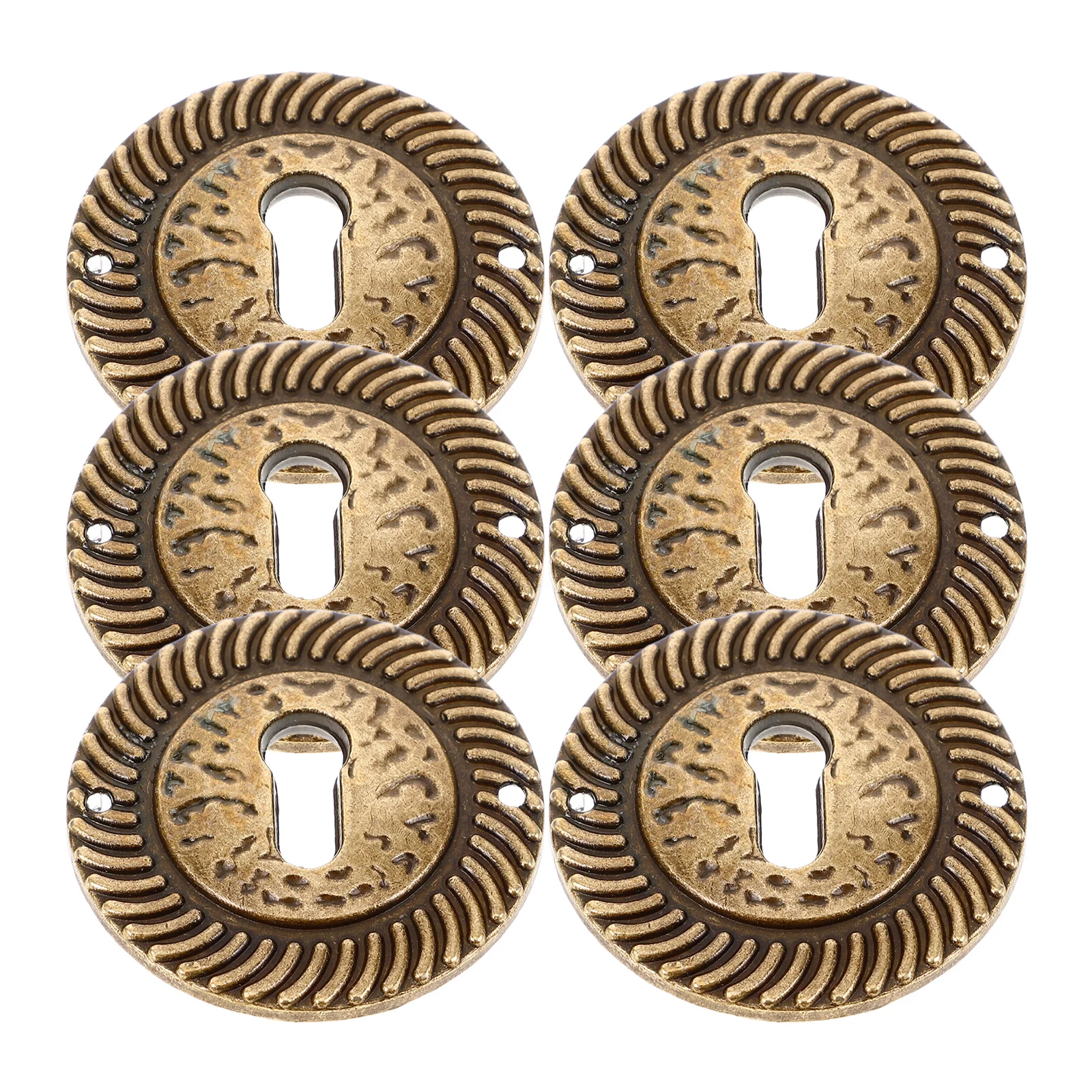 6pcs Keyhole Decorative Door Knob Plate Escutcheons Dresser Door Keyhole Escutcheons Furniture Vintage Hardware Accessories
6pcs Keyhole Decorative Door Knob Plate Escutcheons Dresser Door Keyhole Escutcheons Furniture Vintage Hardware Accessories