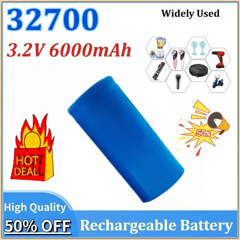 3.2V 6000mAh 32700 Newly upgraded High Power lithium Battery Polymer Rechargeable for Interphone Bluetooth Speake Battery
3.2V 6000mAh 32700 Newly upgraded High Power lithium Battery Polymer Rechargeable for Interphone Bluetooth Speake Battery