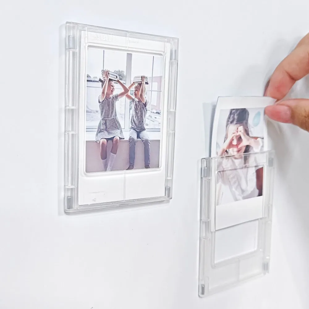 3 Inch Mini Magnetic Photo Frames 2.5x3.5 Inch Transparent Acrylic Refrigerator Picture Holder DIY Photo Display Stand
3 Inch Mini Magnetic Photo Frames 2.5x3.5 Inch Transparent Acrylic Refrigerator Picture Holder DIY Photo Display Stand