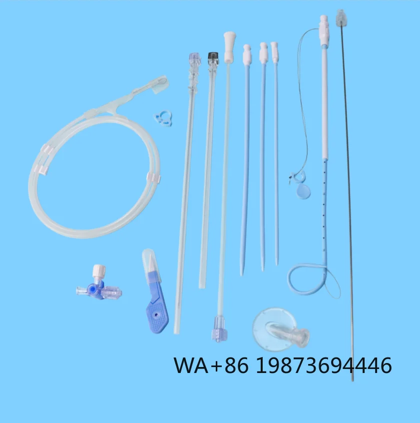 Sterile Hydrophilic Percutaneous Catheter Kit Urology Nephrostomy Drainage Catheter Set for Clinical Urological Treatment
Sterile Hydrophilic Percutaneous Catheter Kit Urology Nephrostomy Drainage Catheter Set for Clinical Urological Treatment