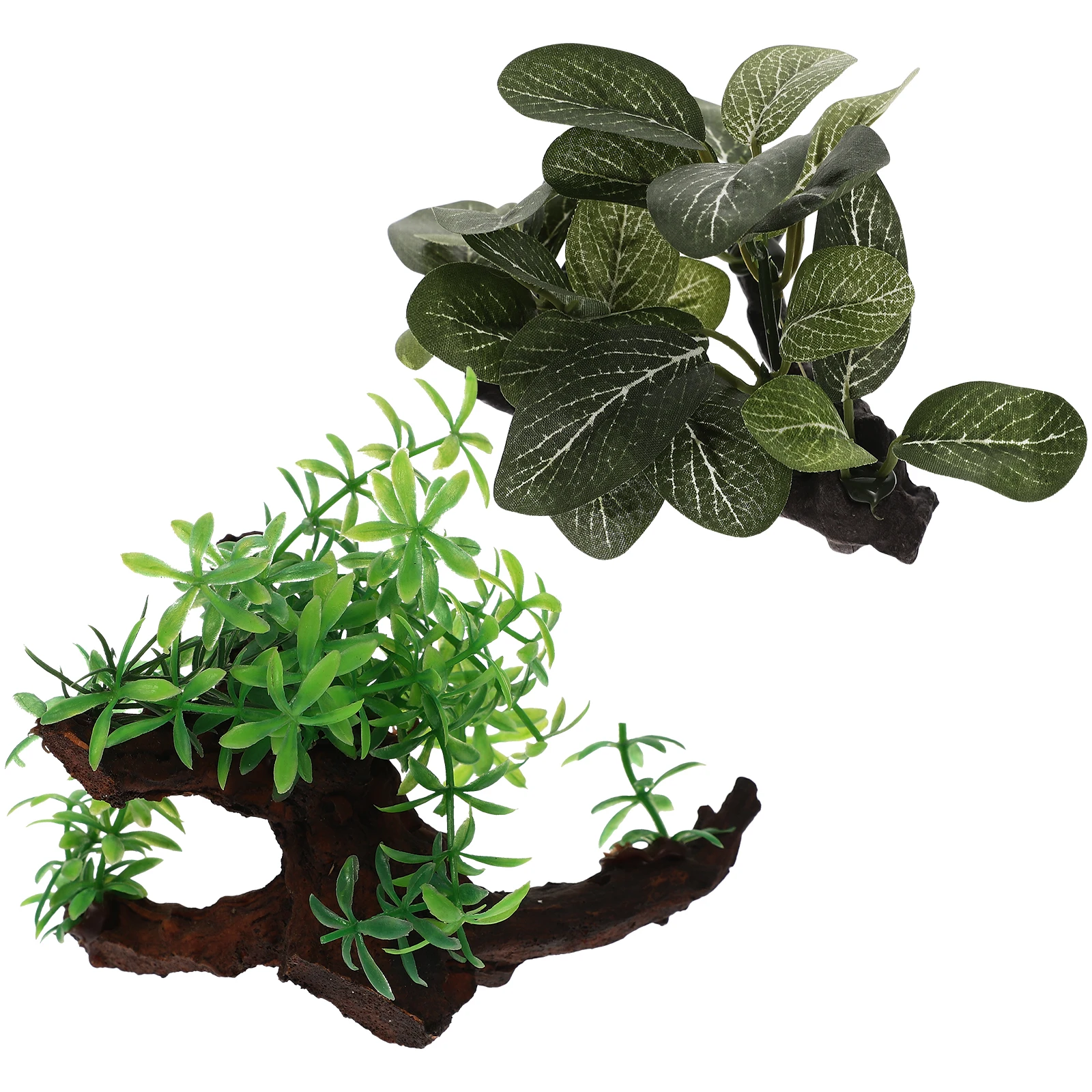 2pcs Plastic Aquarium Realistic Decorations Artificial Plants For Turtle Vivid Ornament Fish Tank Accessories Freshwater 
2pcs Plastic Aquarium Realistic Decorations Artificial Plants For Turtle Vivid Ornament Fish Tank Accessories Freshwater