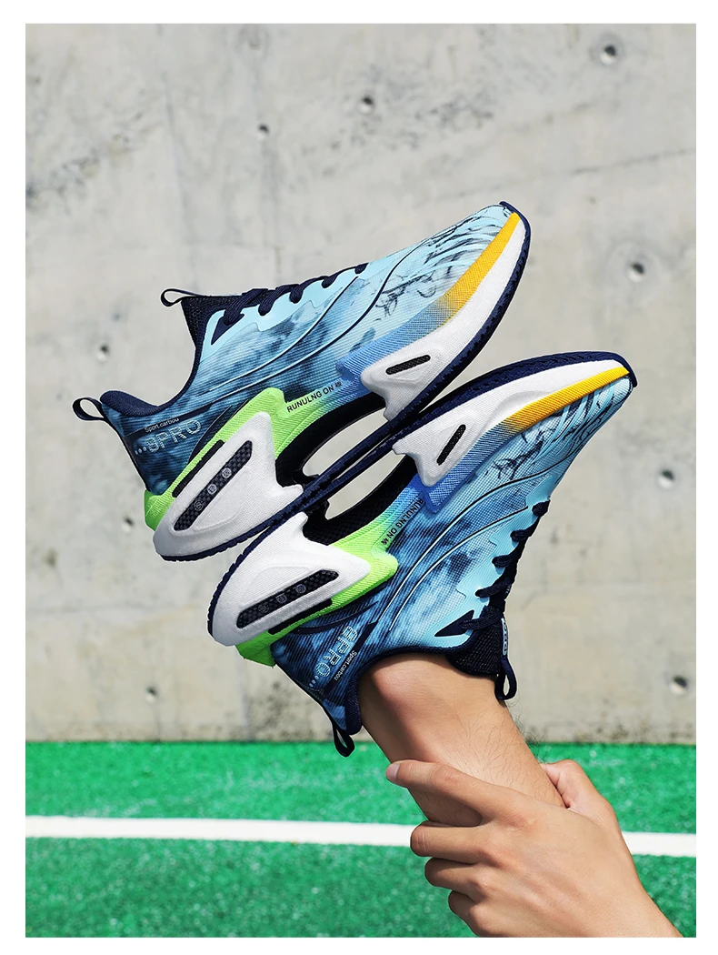 Summer popular fashion versatile non-slip wear-resistant high-elastic breathable sweat-wicking running sports shoes 12 S27b1c9bf4f9243809d8eb93cedc06b0aQ