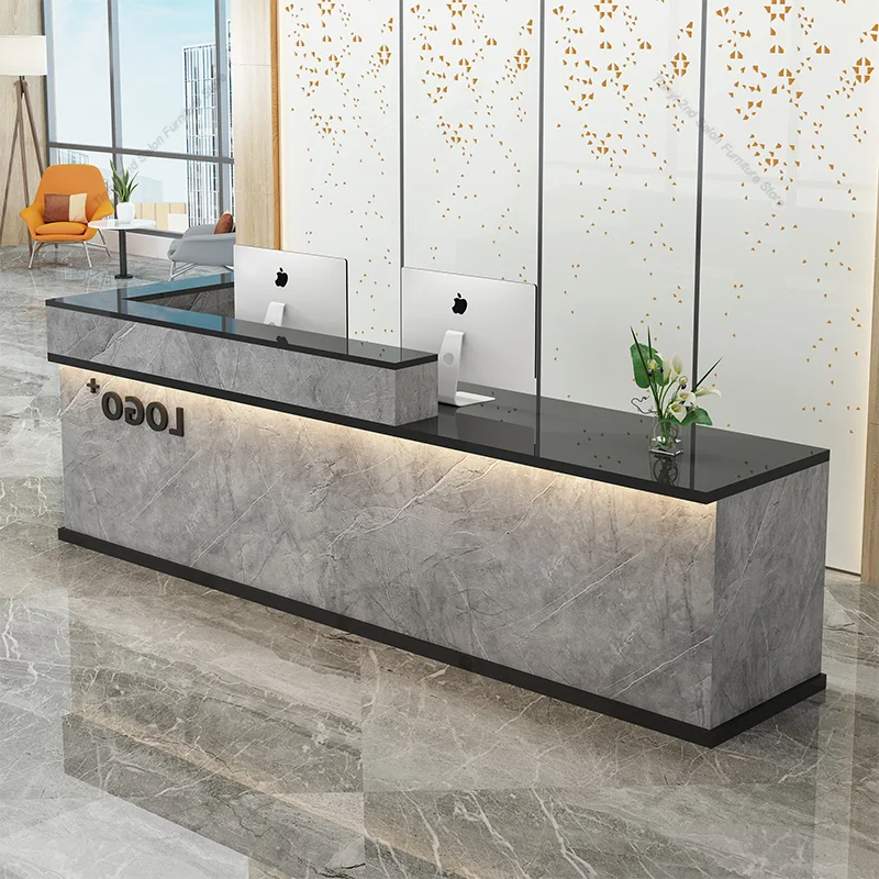 Modern Company Front Desk Reception Desk Customer Consultation Center Counter Simple Store Checkout Counter Office Furniture FYR
Modern Company Front Desk Reception Desk Customer Consultation Center Counter Simple Store Checkout Counter Office Furniture FYR