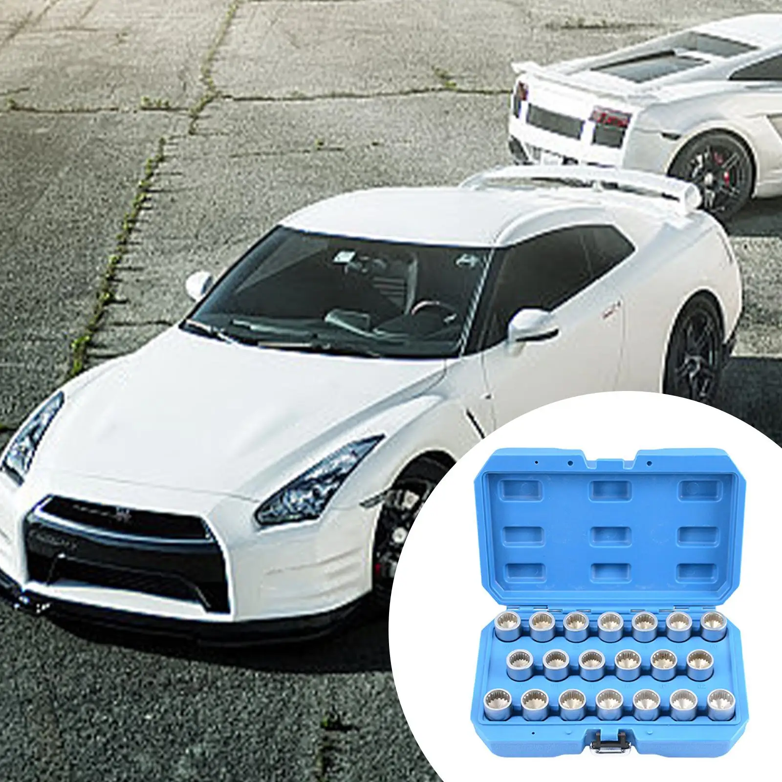 20Pcs Wheel Lock Removal Kit Lock Nut Removal Tool Fasteners Theft Protection
20Pcs Wheel Lock Removal Kit Lock Nut Removal Tool Fasteners Theft Protection