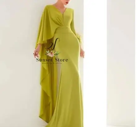 Customized Mother of The Bride Dress V Neck Full Mermaid Formal Party Gowns Robe De Soiree Femme
Customized Mother of The Bride Dress V Neck Full Mermaid Formal Party Gowns Robe De Soiree Femme