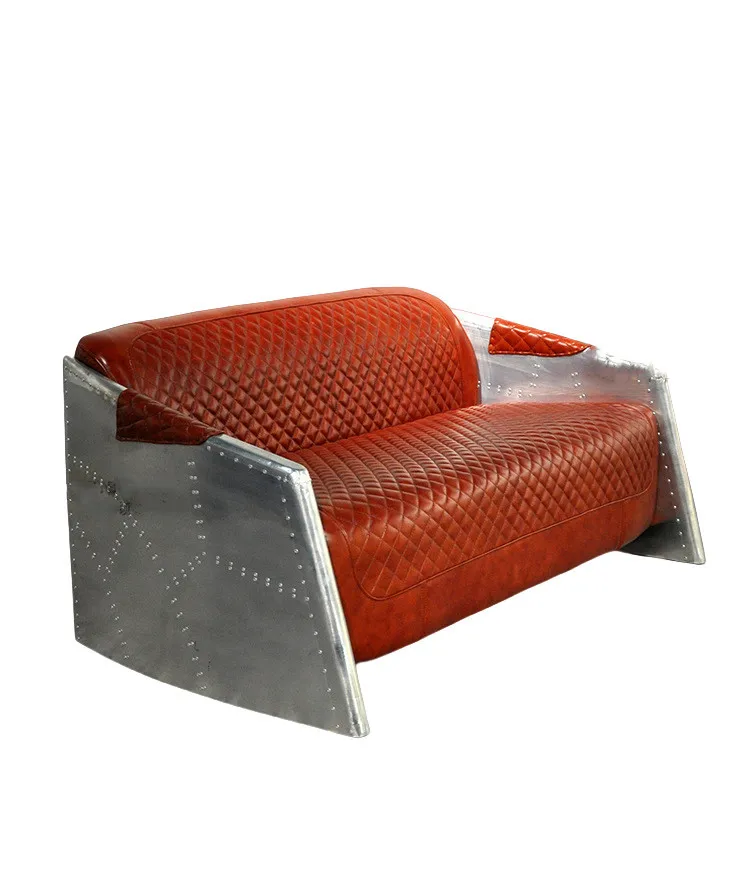 Aviator Retro Industrial Vintage Loft Style Luxury Leather Chaise Lounge Sofa with Cooling for Living Room Villa & Apartment
Aviator Retro Industrial Vintage Loft Style Luxury Leather Chaise Lounge Sofa with Cooling for Living Room Villa & Apartment