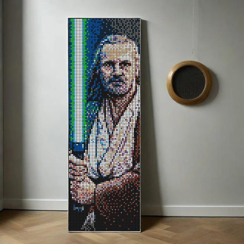 31205 Qui-Gon Jinn MOC Star Movie Pixel Art Painting Building Blocks Brick Set Wall Decoration Toys Challenging Creative Gift
31205 Qui-Gon Jinn MOC Star Movie Pixel Art Painting Building Blocks Brick Set Wall Decoration Toys Challenging Creative Gift