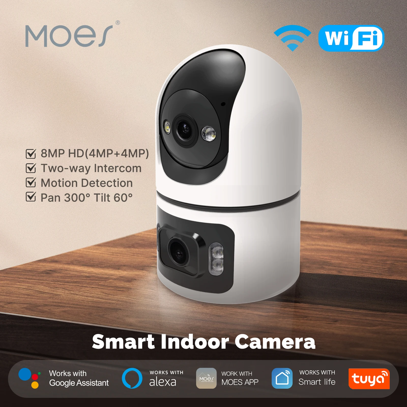 8MP HD Wifi Surveillance PTZ Tuya Cam Outdoor 4MP Dual Lens Dual Screen AI Auto Tracking IP Security Protection Cams CCTV Video
8MP HD Wifi Surveillance PTZ Tuya Cam Outdoor 4MP Dual Lens Dual Screen AI Auto Tracking IP Security Protection Cams CCTV Video