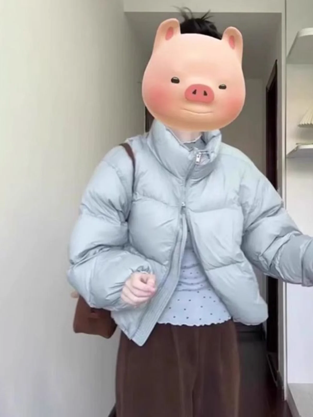 Ele Stand Collar down Cotton Jaet Women's Faionable Warmth Winter Outerwear Bread Sle Zipper Closure Long Sve
Ele Stand Collar down Cotton Jaet Women's Faionable Warmth Winter Outerwear Bread Sle Zipper Closure Long Sve