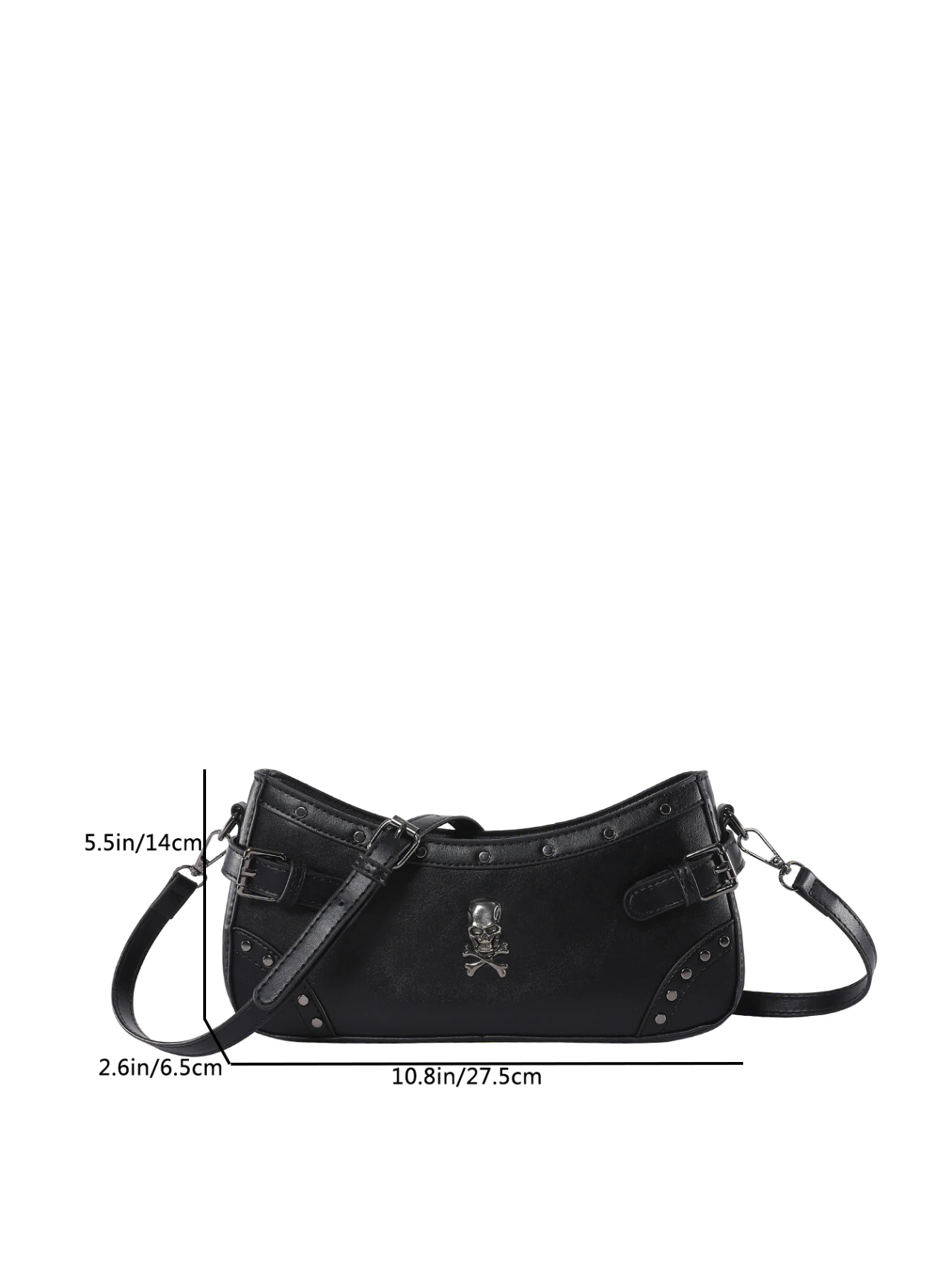 New Moto Biker Black Underam Bag Female Leather Punk Streetwear Shoulder Bag Ladies Gothic Rivet Crossbody Purse Phone Handbag
New Moto Biker Black Underam Bag Female Leather Punk Streetwear Shoulder Bag Ladies Gothic Rivet Crossbody Purse Phone Handbag