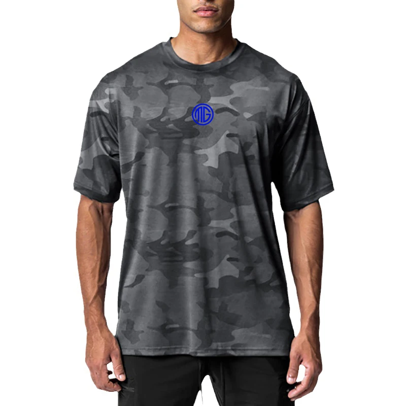 Gym Bodybuilding Fitness Summer Breathable Camouflage Short Sleeve Tops Men Running Sport Loose Oversized Cool Quick Dry T-Shirt
Gym Bodybuilding Fitness Summer Breathable Camouflage Short Sleeve Tops Men Running Sport Loose Oversized Cool Quick Dry T-Shirt