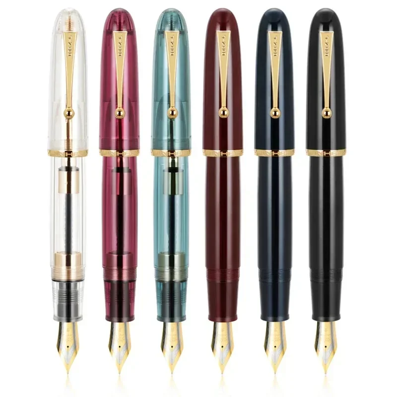 Новая перьевая ручка Jinhao 9019, 3 шт. # 8. Очень тонкое/тонкое/среднее перо, ручка для письма из смолы большого размера и конвертер большой емкости.
Новая перьевая ручка Jinhao 9019, 3 шт. # 8. Очень тонкое/тонкое/среднее перо, ручка для письма из смолы большого размера и конвертер большой емкости.