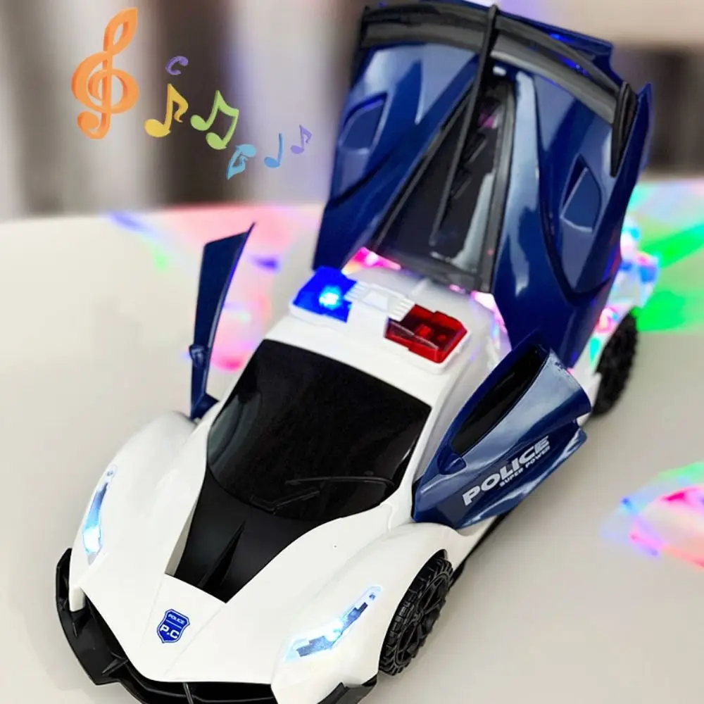 Transform Vehicle 360° Rotating Police Car Toy Music Sound Sensory Toys LED Light Police Car Toy Openable Doors Portable
Transform Vehicle 360° Rotating Police Car Toy Music Sound Sensory Toys LED Light Police Car Toy Openable Doors Portable