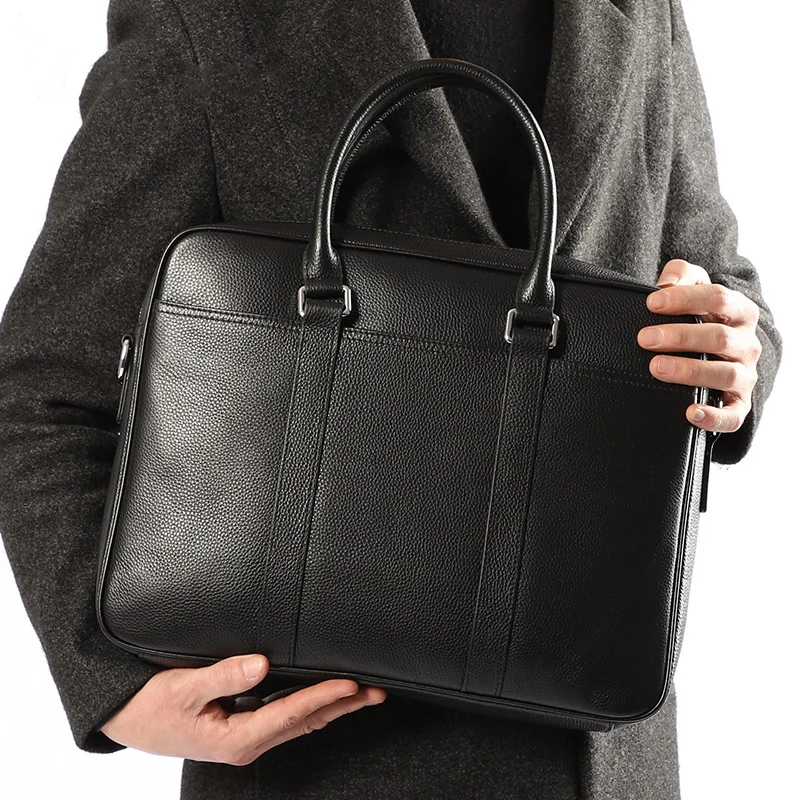 Guarantee Genuine leather Briefcase Men Leisure Men's Bag Business Messenger Bags Male Portable Briefcase Laptop Handbag Brand
Guarantee Genuine leather Briefcase Men Leisure Men's Bag Business Messenger Bags Male Portable Briefcase Laptop Handbag Brand