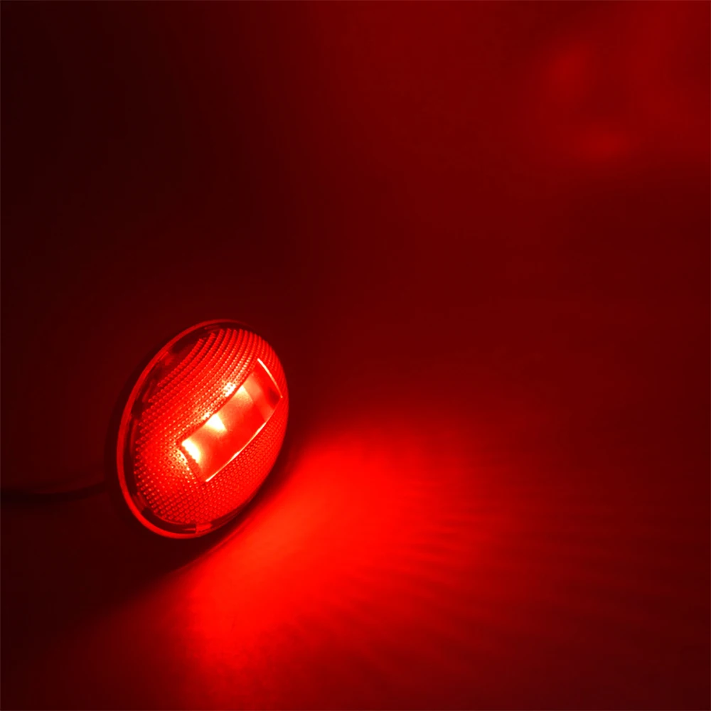 2PCS 3LED 12V 24V Auto Small Oval Trailer Red Yellow Wagons Side Marker Indicator Trailer Light Rear Side Lamp Truck Accessories
2PCS 3LED 12V 24V Auto Small Oval Trailer Red Yellow Wagons Side Marker Indicator Trailer Light Rear Side Lamp Truck Accessories