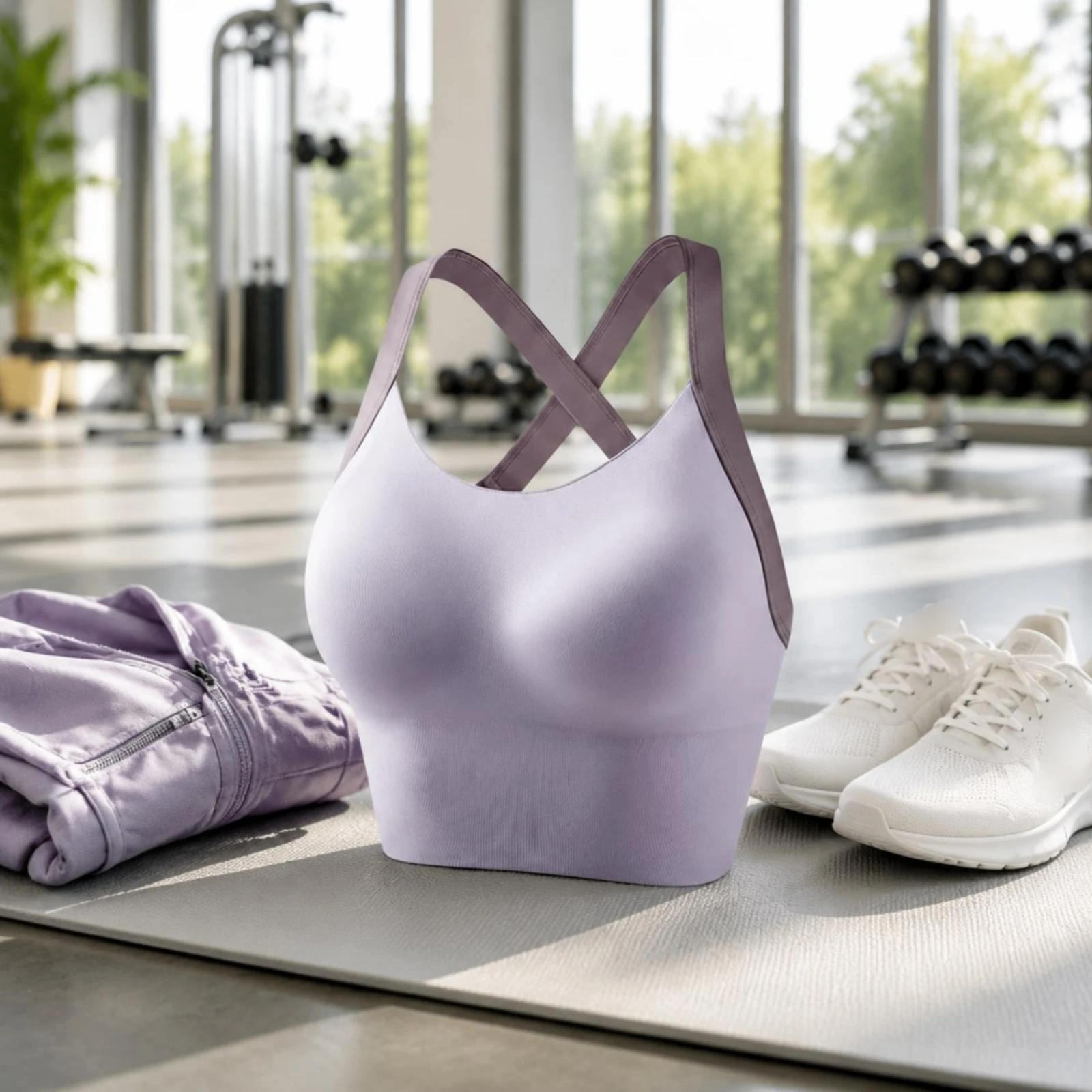 Crisscross Back Sports Bra Breathable Fitness Bra Vest Women's Activewear Lightweight Athletic Wear Comfortable Fit for Running
Crisscross Back Sports Bra Breathable Fitness Bra Vest Women's Activewear Lightweight Athletic Wear Comfortable Fit for Running