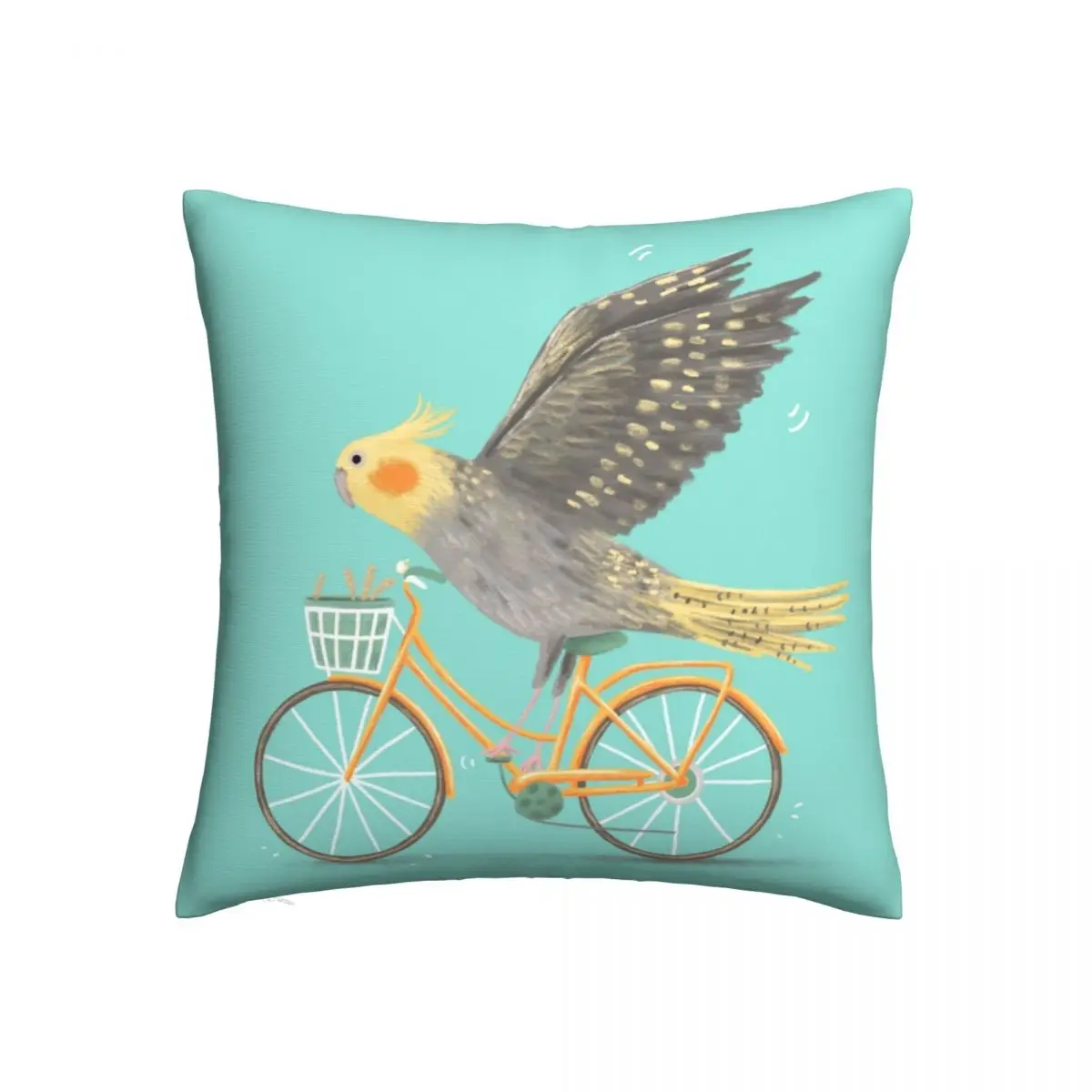 Cockatiel On A Bicycle Pillowcase Printed Polyester Cushion Cover Decorative Animal Pillow Case Cover Bed Wholesale 40X40cm
Cockatiel On A Bicycle Pillowcase Printed Polyester Cushion Cover Decorative Animal Pillow Case Cover Bed Wholesale 40X40cm