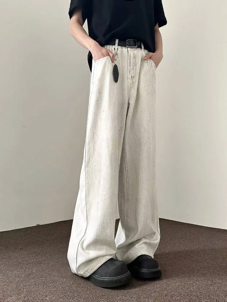 White Men's Jeans Autumn Thin Loose Straight Leg Wide Leg Pants American High Street Casual Long Trousers Wear Resistant
White Men's Jeans Autumn Thin Loose Straight Leg Wide Leg Pants American High Street Casual Long Trousers Wear Resistant