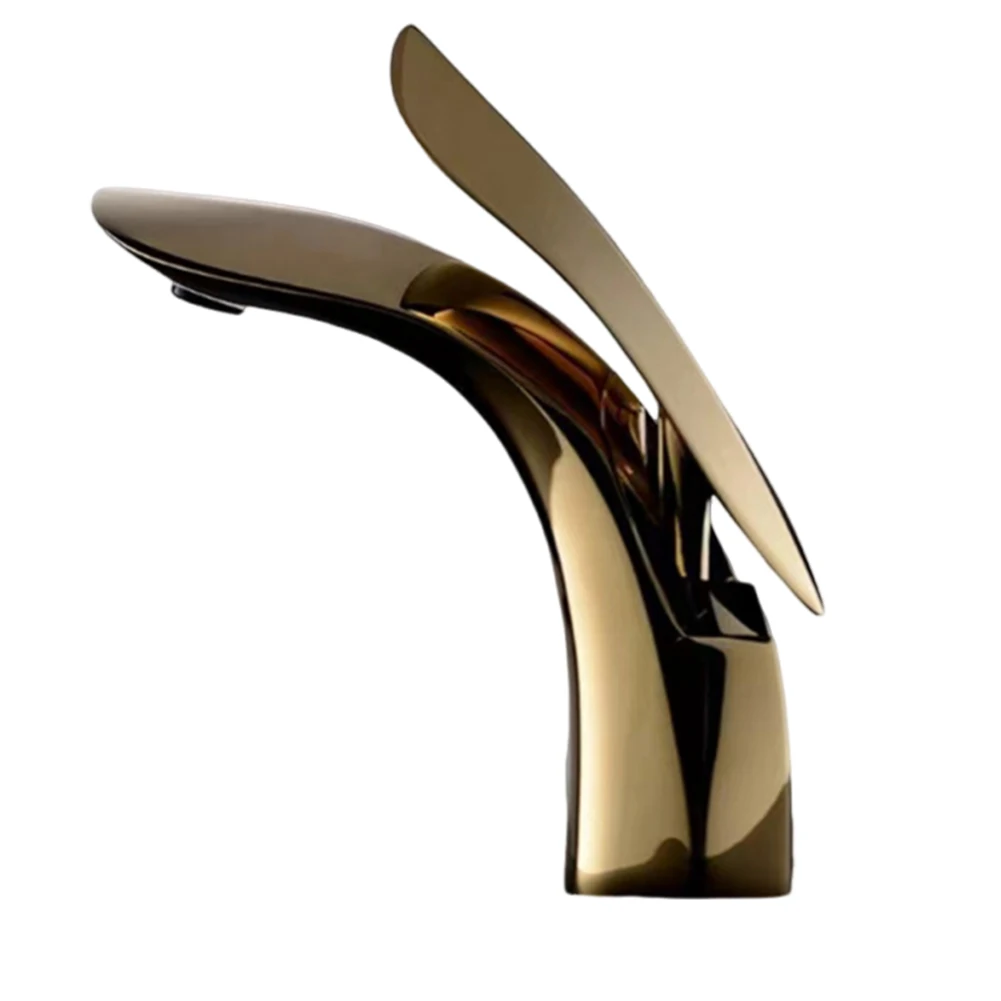 Hot And Cold Faucet Countertop Mixer Tap Single Hole Installation Brass Construction Contemporary Bathroom Decor
Hot And Cold Faucet Countertop Mixer Tap Single Hole Installation Brass Construction Contemporary Bathroom Decor
