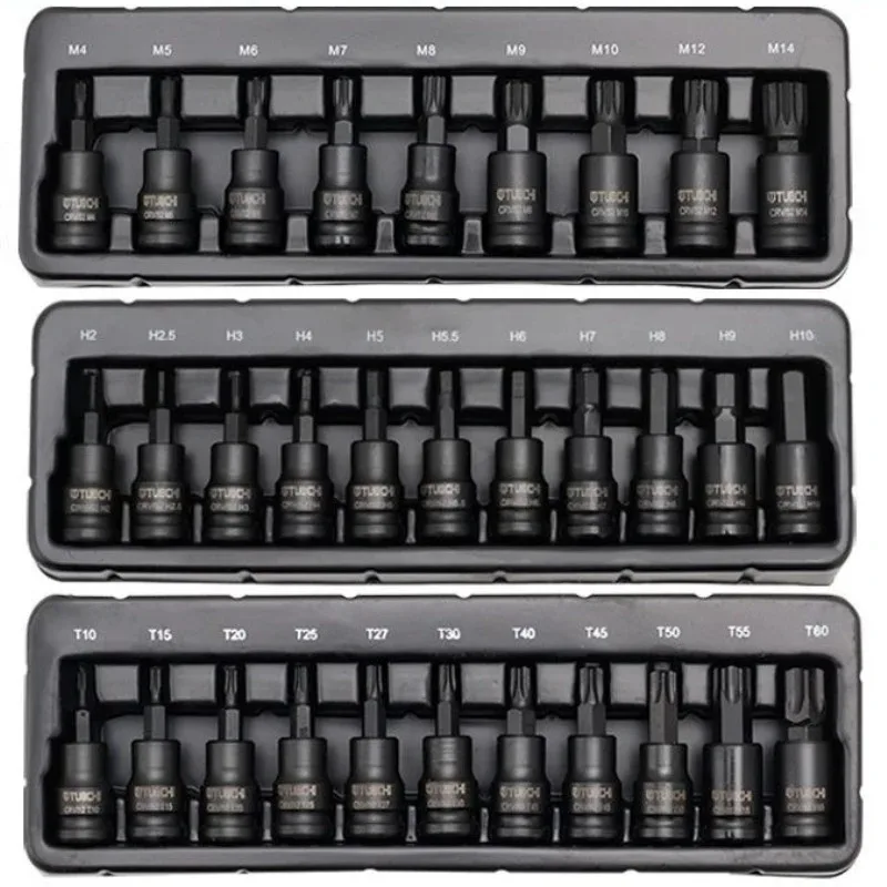 3/8 Inch Hexagonal Socket Set Chrome Vanadium Alloy Steel Torx Tool Socket Head for Manual Wrench
3/8 Inch Hexagonal Socket Set Chrome Vanadium Alloy Steel Torx Tool Socket Head for Manual Wrench