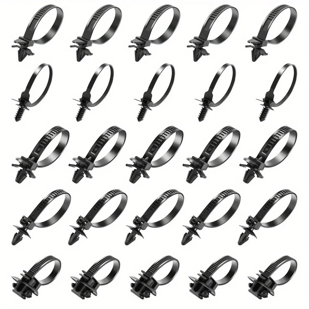 Black Nylon Car Mount Wire Ties - Push Mount Straps for Easy Cable Management Adjustable for Neat Wire Arrangement
Black Nylon Car Mount Wire Ties - Push Mount Straps for Easy Cable Management Adjustable for Neat Wire Arrangement