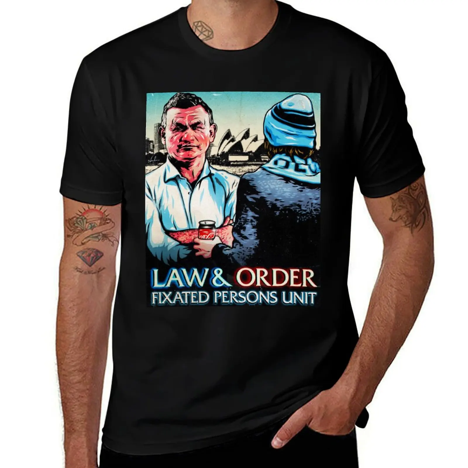 LIMITED RUN: Law & Order: Fixated Persons Unit — A Rational Fear — Comedy Podcast — Nordacious Design T-Shirt
LIMITED RUN: Law & Order: Fixated Persons Unit — A Rational Fear — Comedy Podcast — Nordacious Design T-Shirt