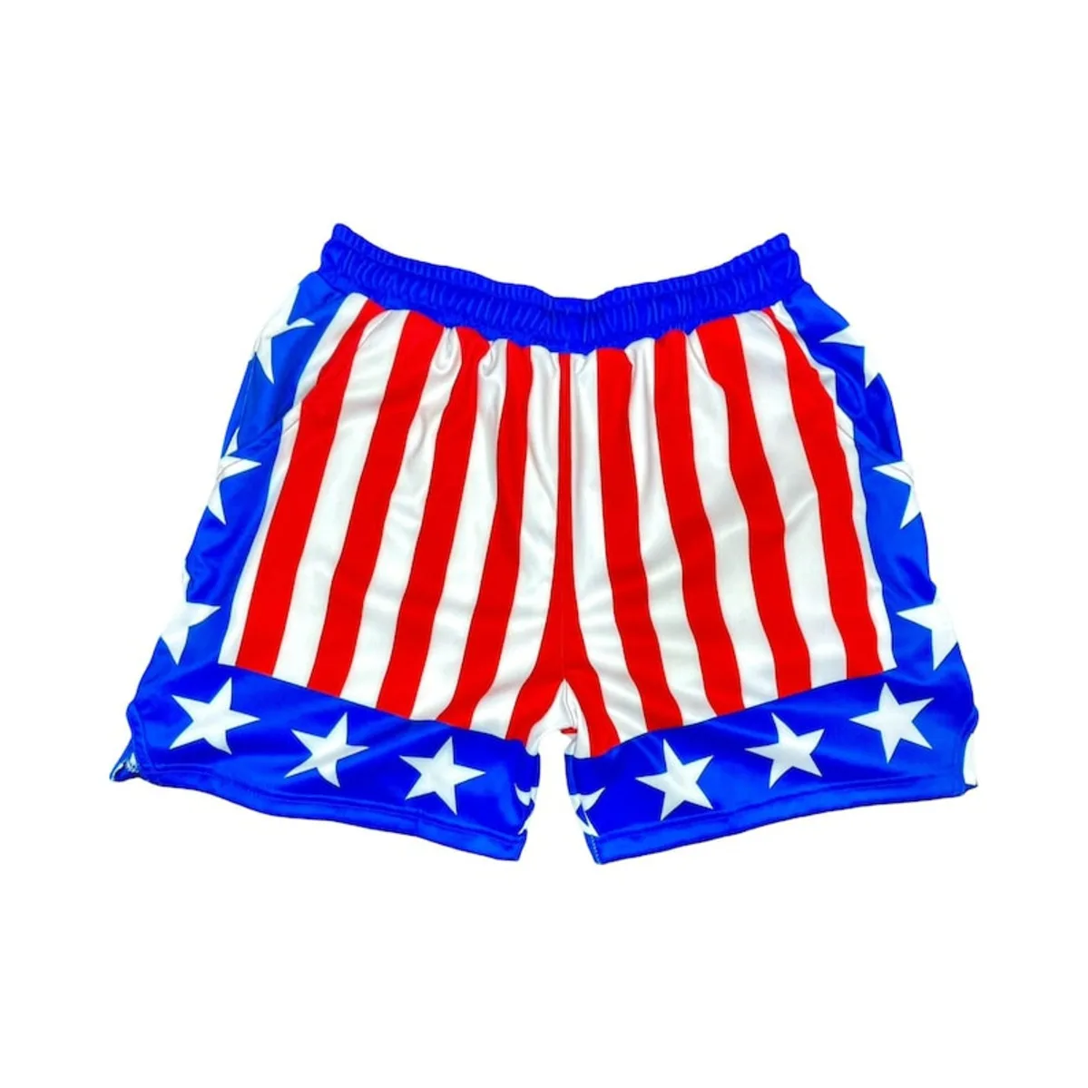 Apollo Red White Blue Star Striped Shorts, Patriotic Lounge Pajama Shorts, Cool American Style Sleepwear for Men and Women
Apollo Red White Blue Star Striped Shorts, Patriotic Lounge Pajama Shorts, Cool American Style Sleepwear for Men and Women