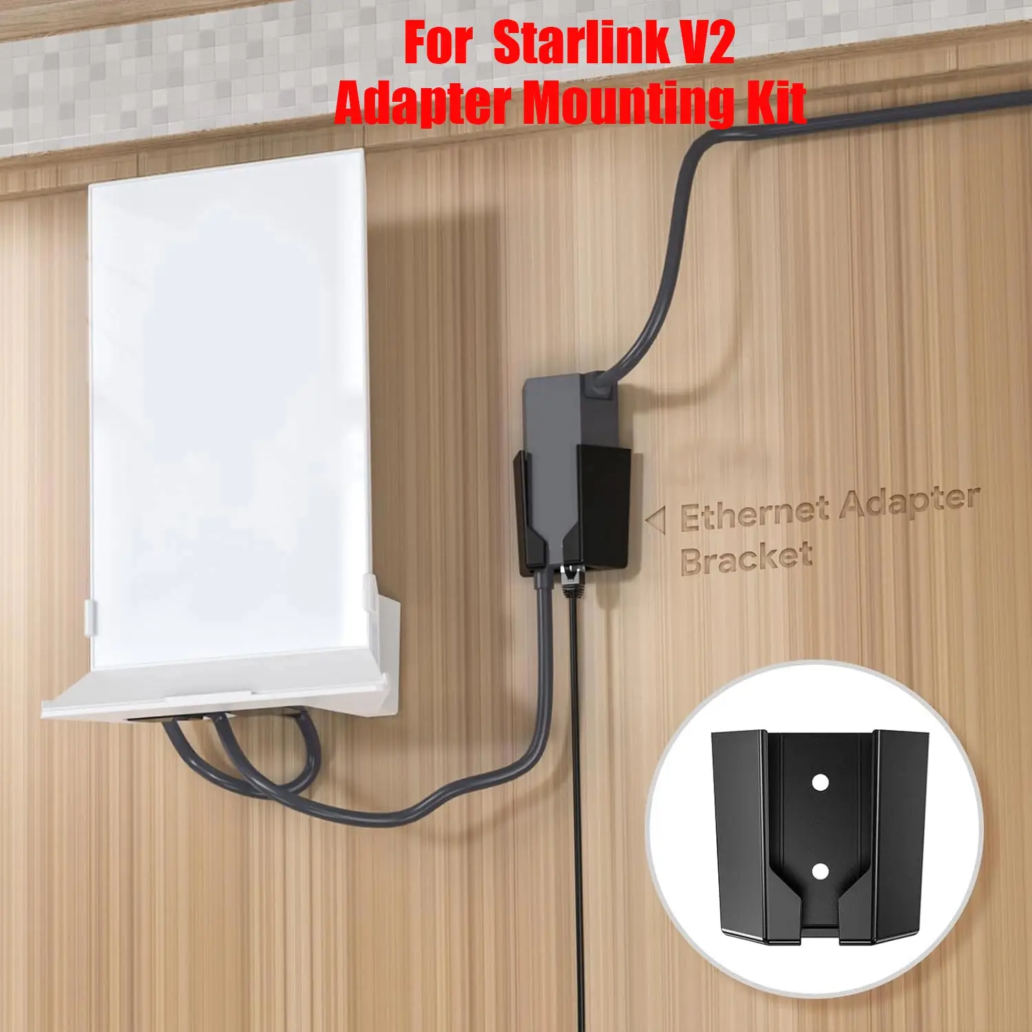 Крепление адаптера Ethernet Starlink V2 для интернет-комплекта StarLink, спутниковые кронштейны, стабильность, настенный монтажный комплект из АБС-пластика
Крепление адаптера Ethernet Starlink V2 для интернет-комплекта StarLink, спутниковые кронштейны, стабильность, настенный монтажный комплект из АБС-пластика