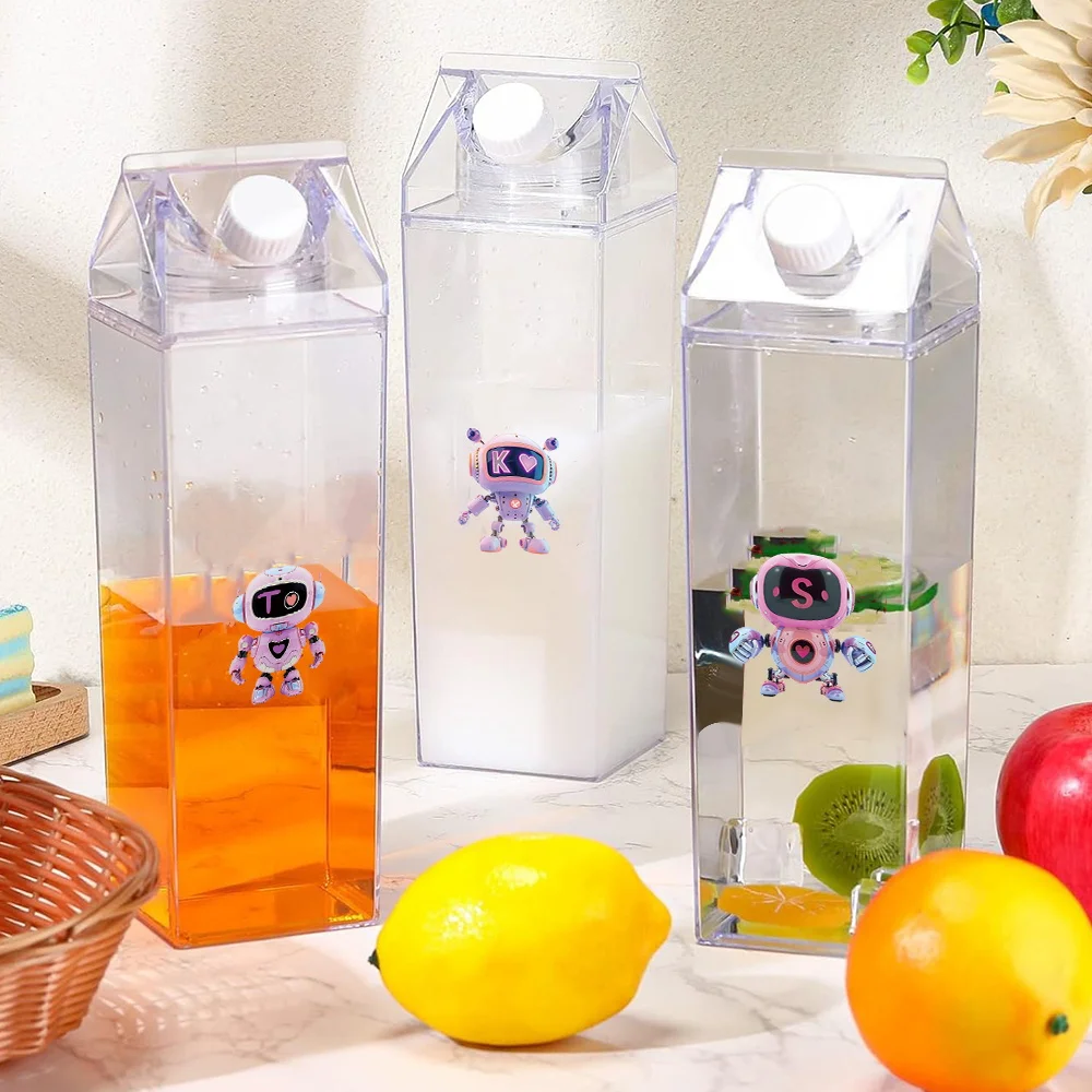 Transparent Large Milk Cup Easy To Clean Suitable for Outdoor Sports Robot Initial Name 26 Letters Pattern
Transparent Large Milk Cup Easy To Clean Suitable for Outdoor Sports Robot Initial Name 26 Letters Pattern