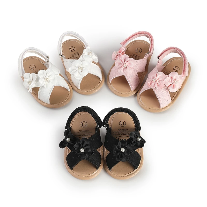 Summer Newborn Baby Shoes Fashion Girls Sandals Sweet Floral Decor Infant Princess Sandal for Party Beach Toddler First Walker
Summer Newborn Baby Shoes Fashion Girls Sandals Sweet Floral Decor Infant Princess Sandal for Party Beach Toddler First Walker