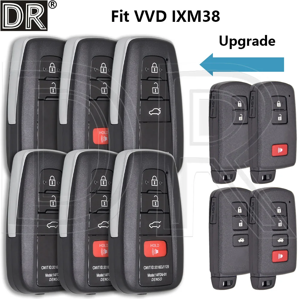Great Replacement Car Key Shell Housing Case Or VVDI XM38 PCB Board For Toyota Corolla RAV4 Cmary Land Cruiser Prado CHR Prius
Great Replacement Car Key Shell Housing Case Or VVDI XM38 PCB Board For Toyota Corolla RAV4 Cmary Land Cruiser Prado CHR Prius